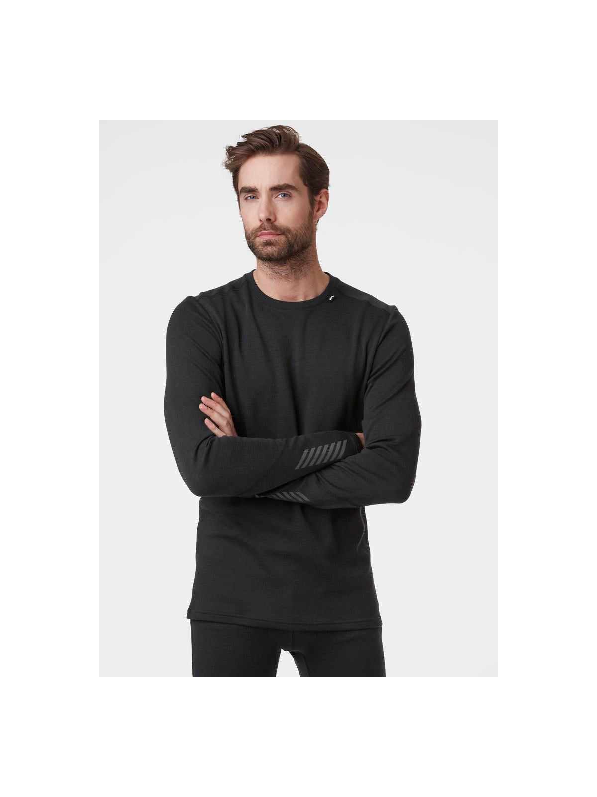Koszulka Helly Hansen Lifa Merino Midweight Crew czarny - Adventure Sports