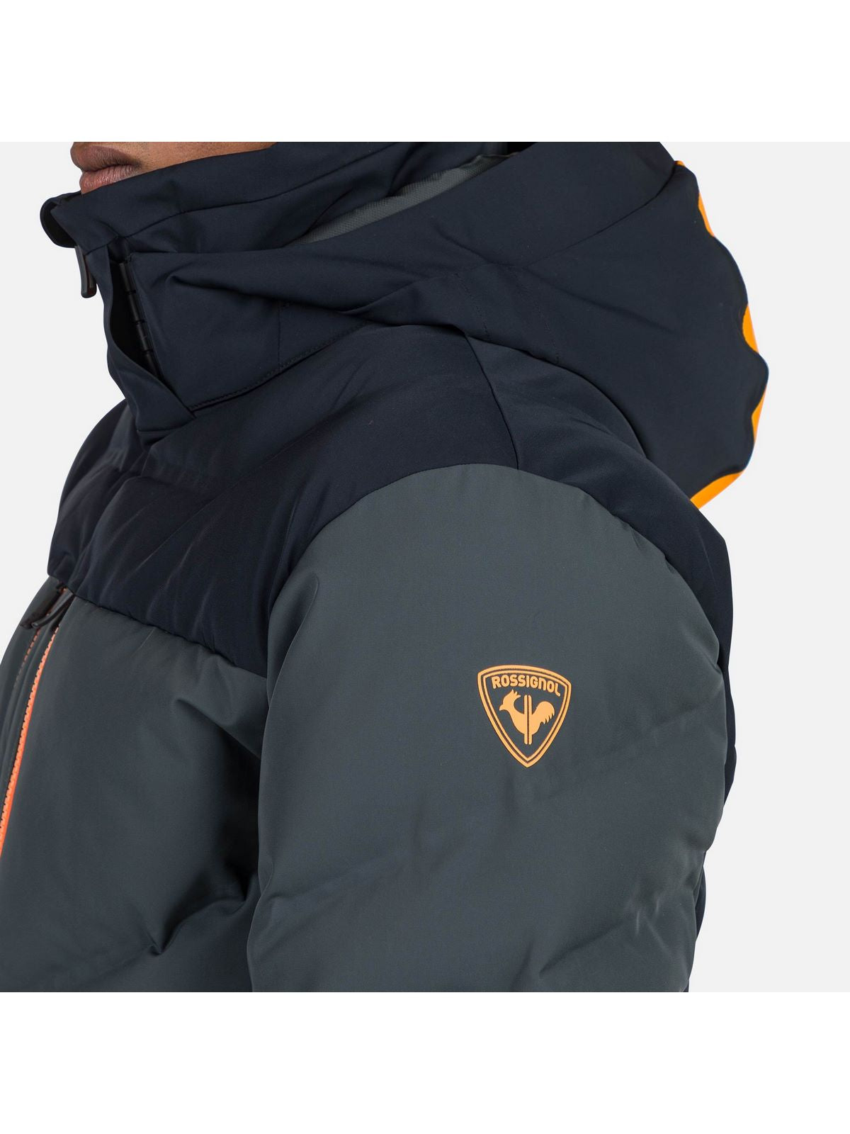 Kurtka z ociepliną syntetyczną męska Rossignol Blackside Puffy Jkt szary