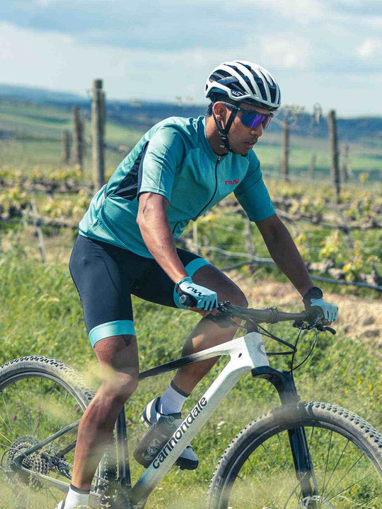Koszulka rowerowa NORTHWAVE Force Evo Jersey niebieski - Adventure Sports
