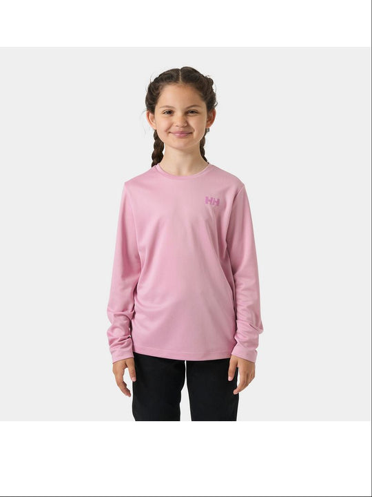 Koszulka dziecięca HELLY HANSEN Jr Hh Tech Ls Crew różowa
