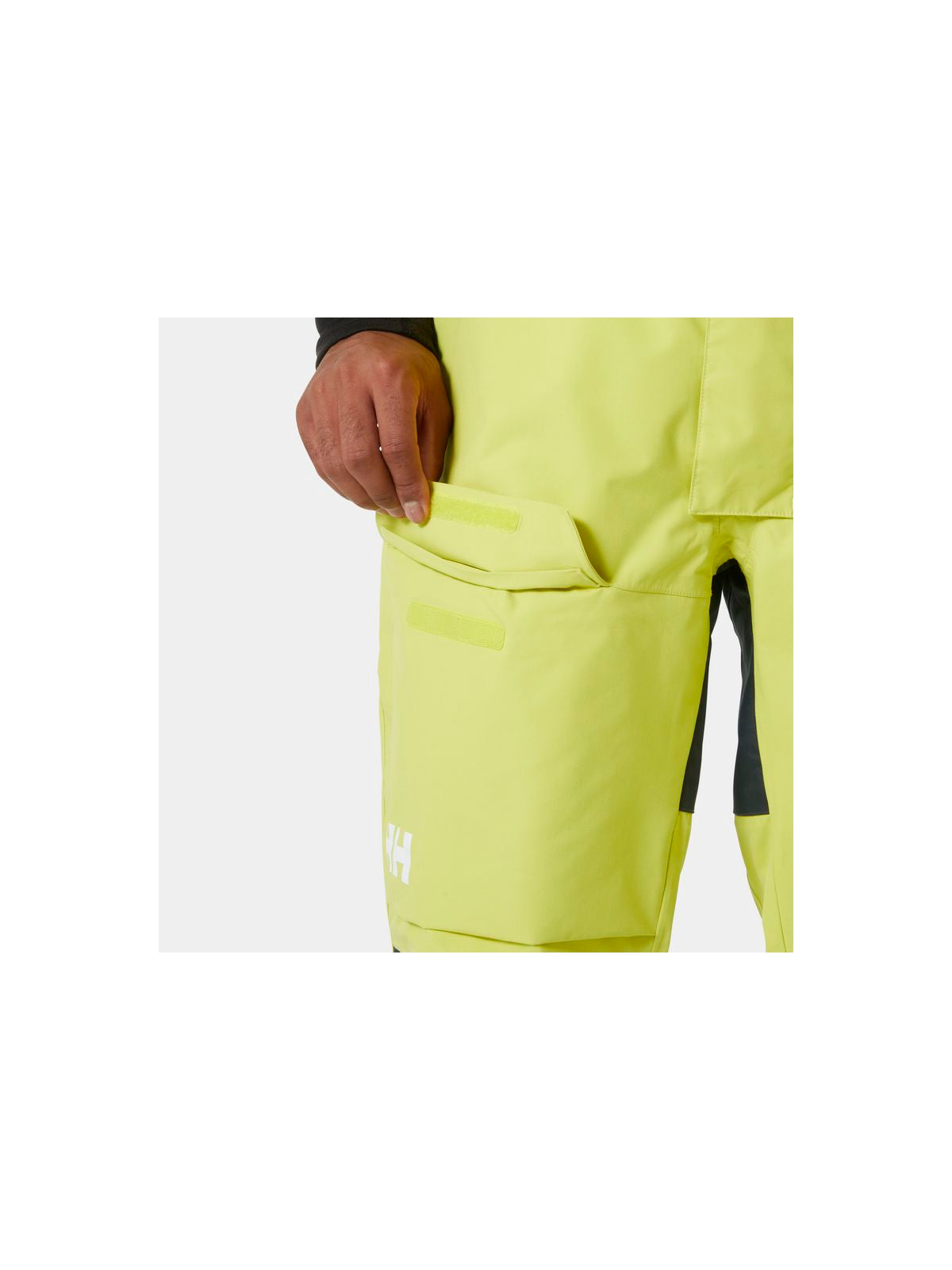 Spodnie żeglarskie męskie HELLY HANSEN PIER 4.0 BIB żółte - Adventure Sports