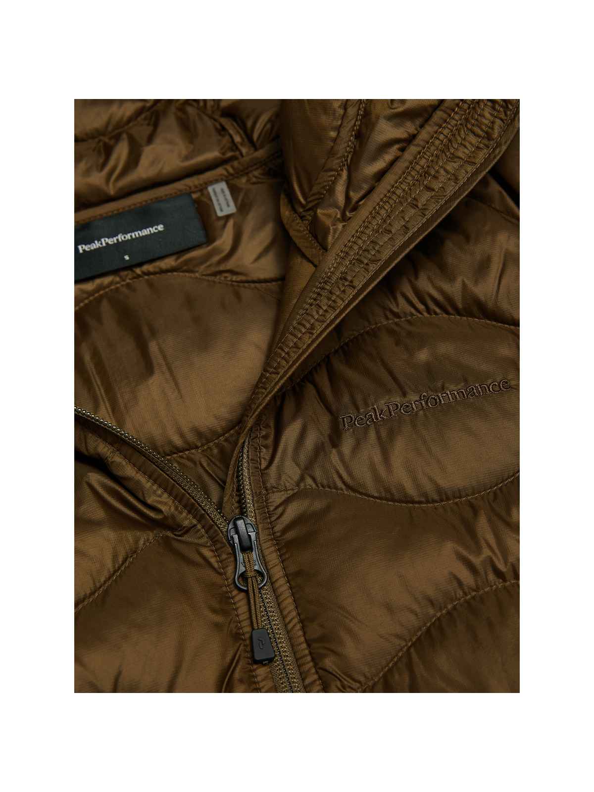 Parka puchowa damska PEAK PERFORMANCE Helium Down Parka brązowa