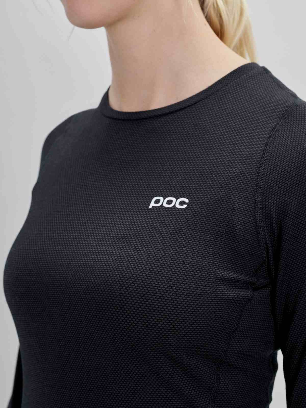 Koszulka damska POC W's Layer Mid L/S Jersey czarny