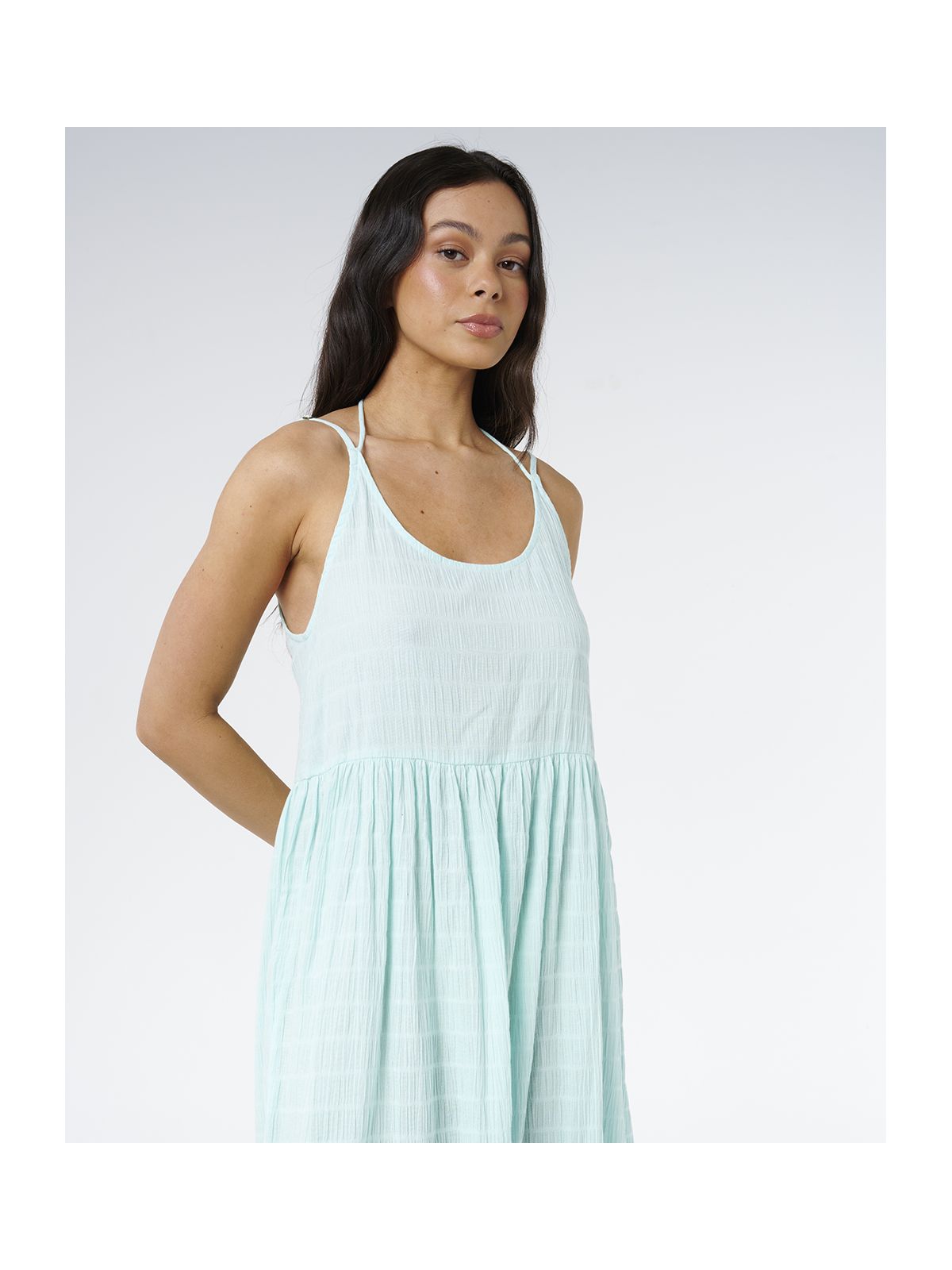 Sukienka RIP CURL Island Cover Up Maxi niebieska