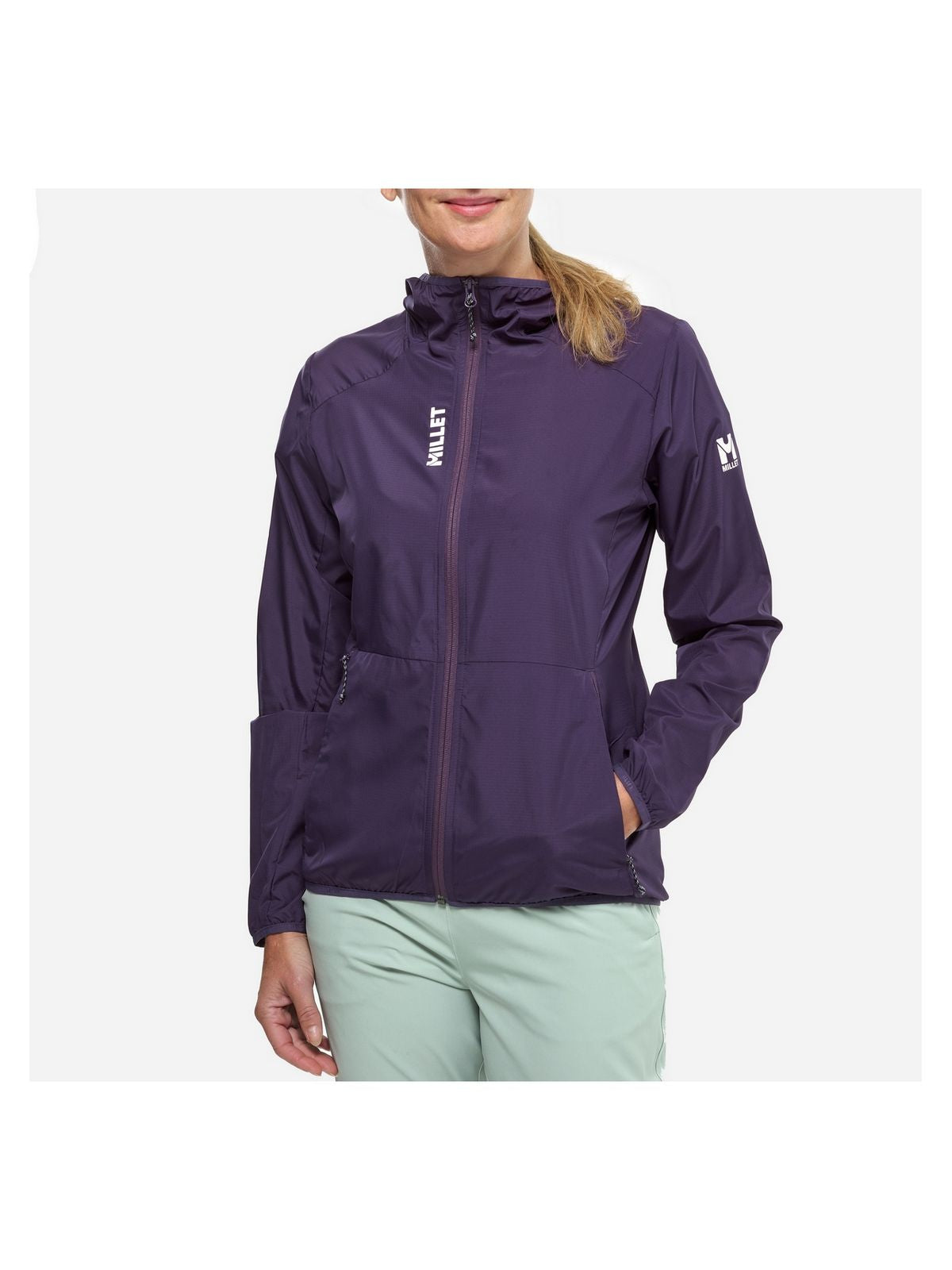 Kurtka damska MILLET Parmelan Windbreaker Hoodie W fioletowa