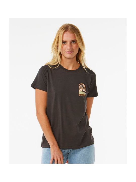 Koszulka RIP CURL Magic Bay Standard Tee czarny - Adventure Sports
