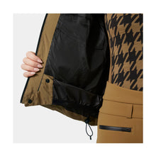 Kurtka narciarska damska HELLY HANSEN W NORA SHORT PUFFY JACKET brązowa
