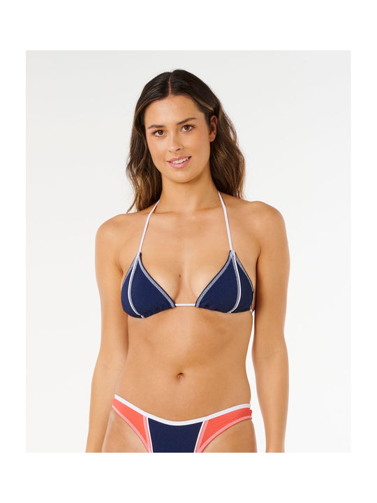Góra bikini RIP CURL Surf Tide Sliding Tri granatowa
