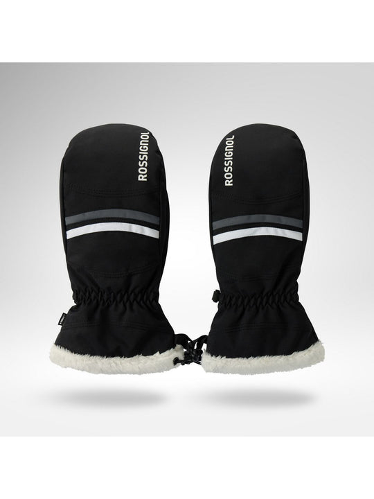 Rękawice narciarskie damskie ROSSIGNOL W Piste Mittens R-Shell Dry czarne
