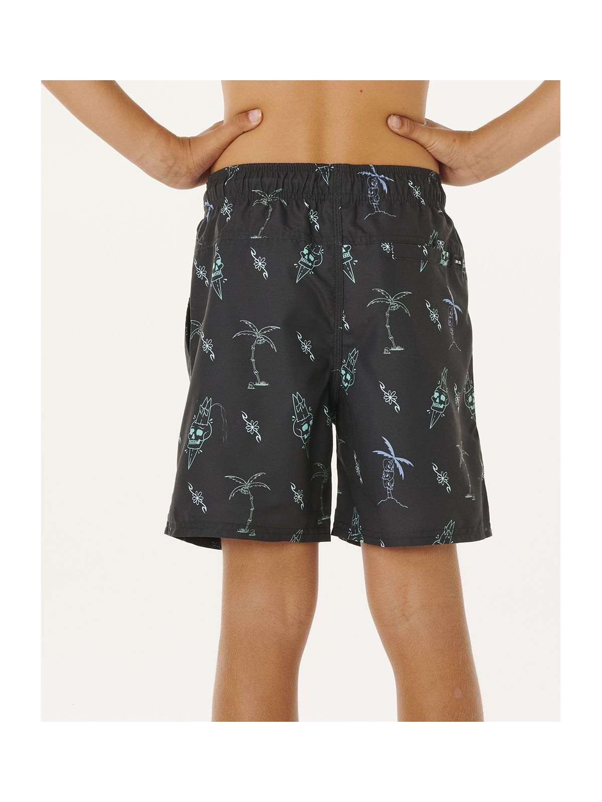 Boardshorty chłopięce RIP CURL Eternal Shred Mesh Volley-Boy czarne