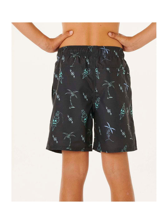 Boardshorty chłopięce RIP CURL Eternal Shred Mesh Volley-Boy czarne
