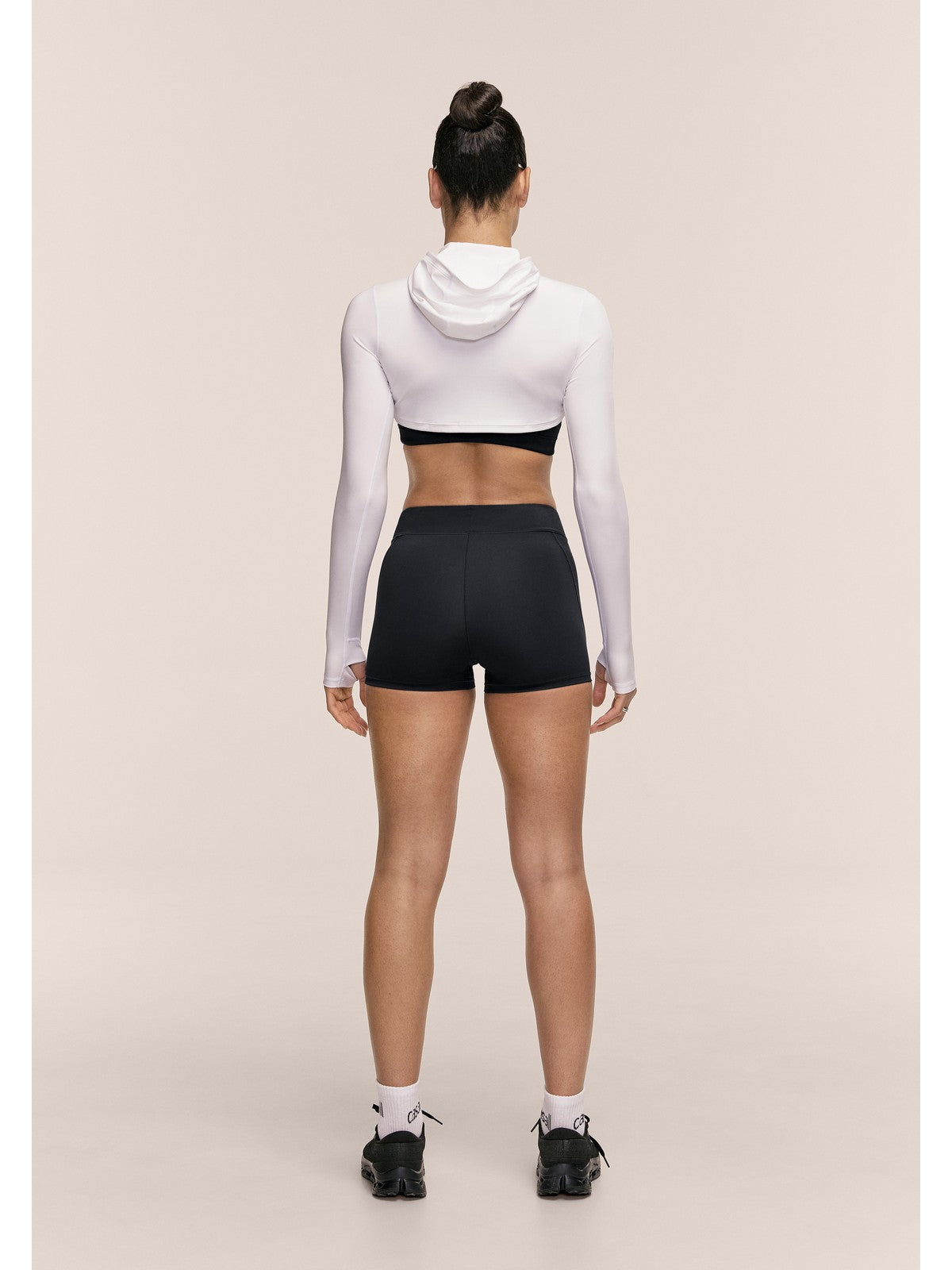 Legginsy treningowe damskie CASALL Performance Running Hot Pants kolor czarny