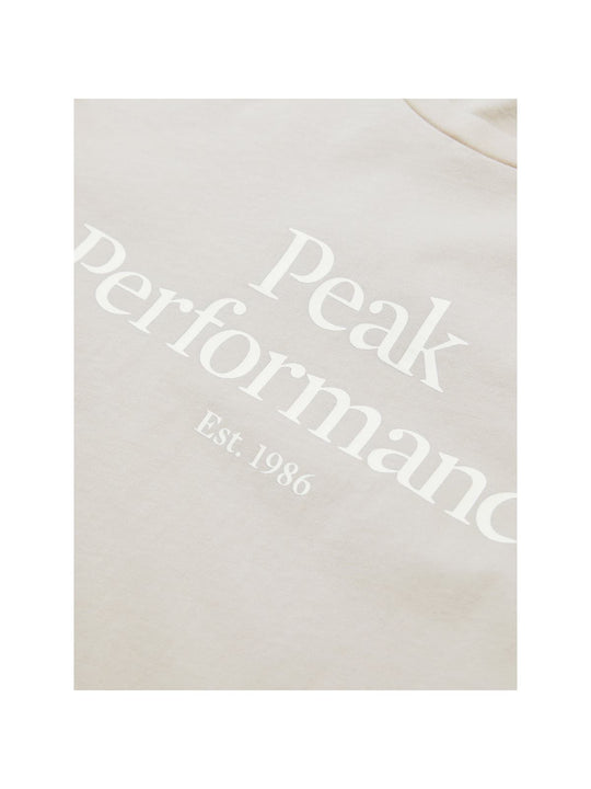 Koszulka damska Peak Performance M Original Tee beżowy - Adventure Sports
