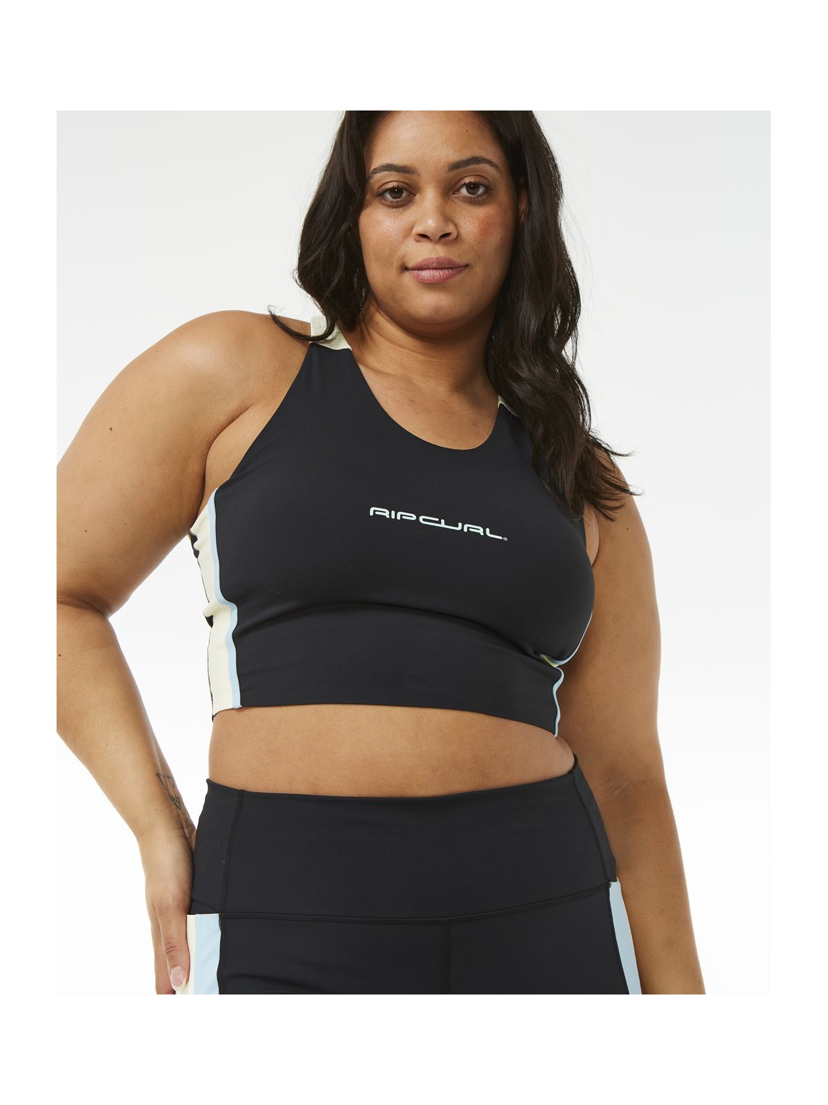 Koszulka RIP CURL Rss Revival Crop czarny - Adventure Sports