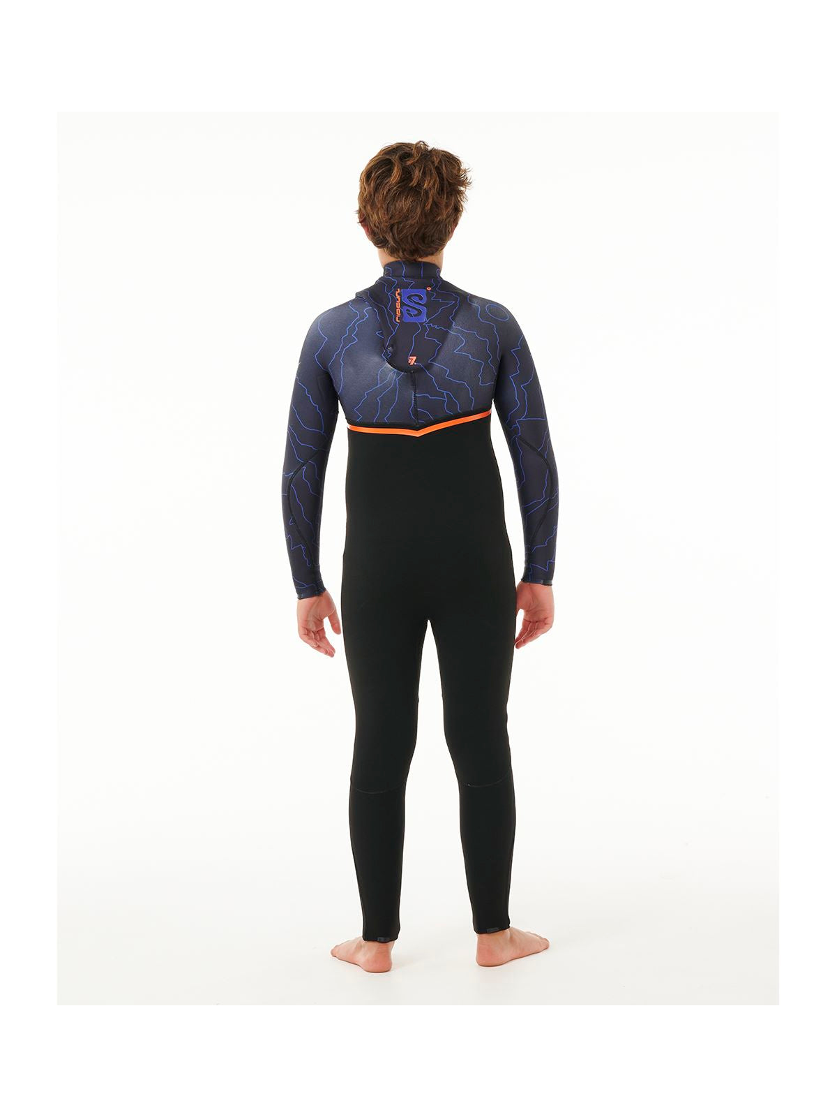 Pianka surfingowa dziecięca RIP CURL Kids Flashbomb 4/3 C/Zip fioletowy - Adventure Sports