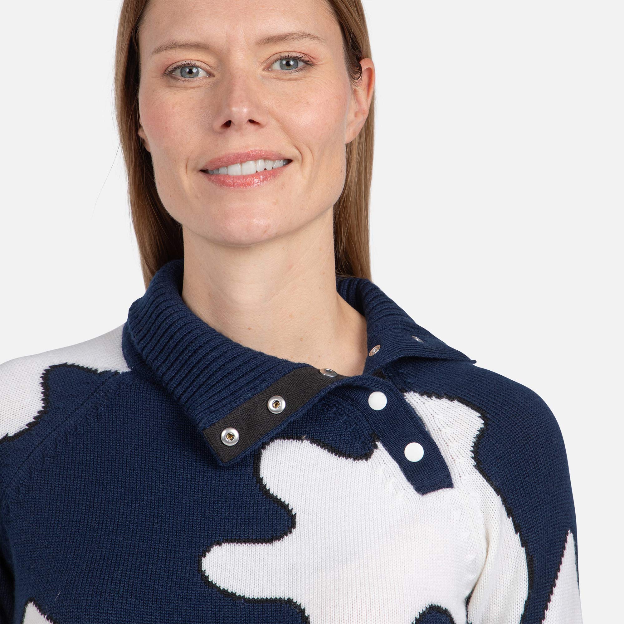 Sweter Rossignol W Jcc Mountain Pull niebieski - Adventure Sports