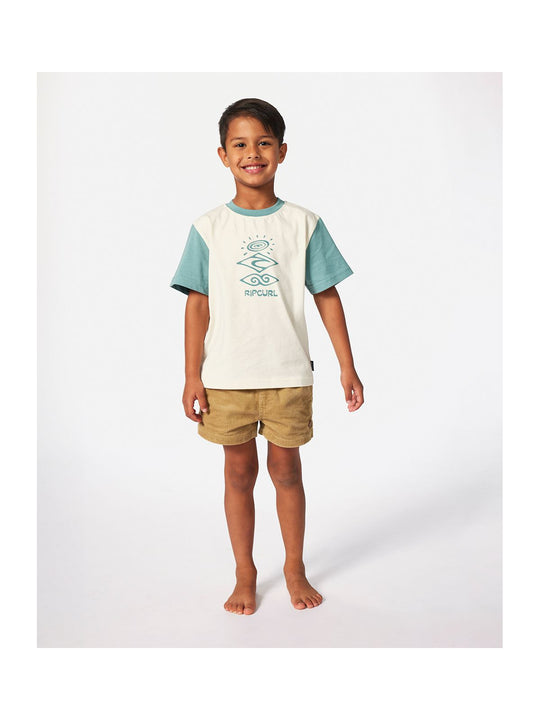 Koszulka RIP CURL Grom Energy Search Tee - Boy niebieski - Adventure Sports
