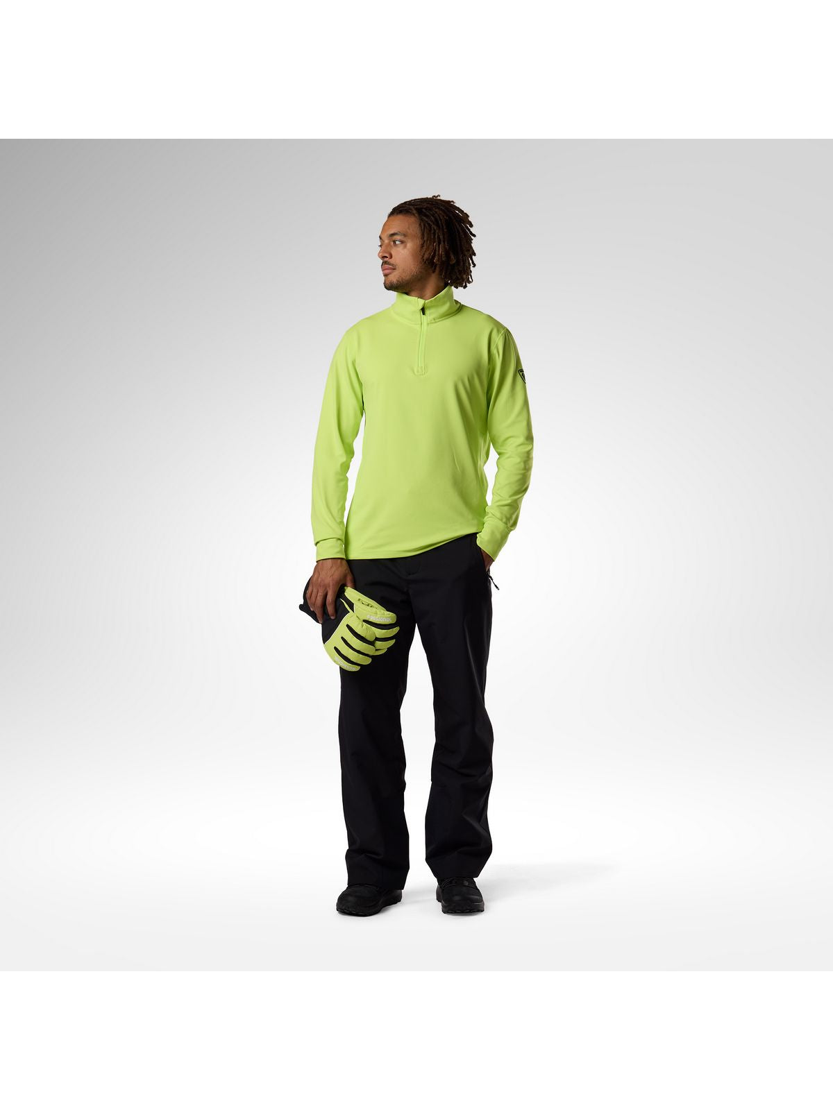 Bluza męska ROSSIGNOL Mid Layer Stretch Hz żółta