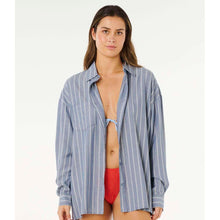 Koszula damska RIP CURL Beach Days Pinstripe Shirt niebieska
