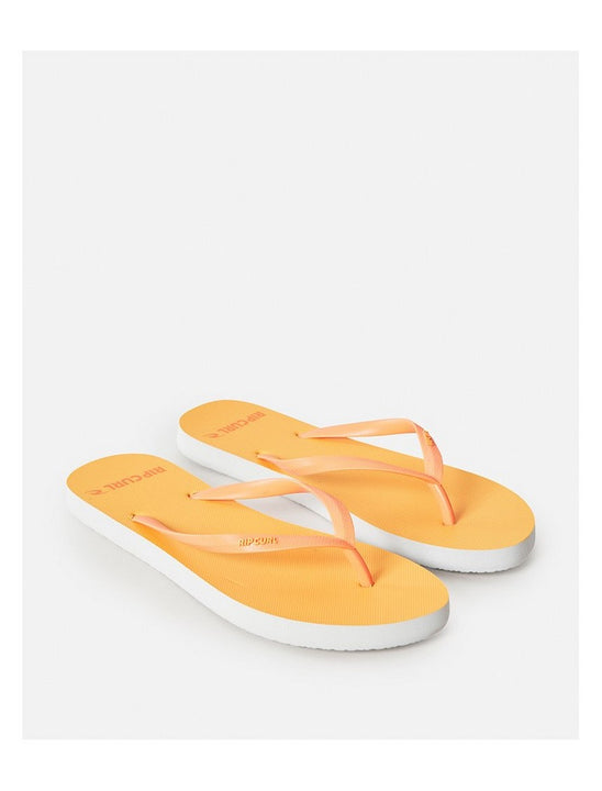 Japonki plażowe damskie RIP CURL Bondi Bloom Open Toe pomarańczowe
