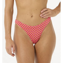 Majtki kąpielowe RIP CURL Shell Cove High Leg Cheeky czerwone
