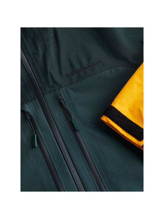 Kurtka narciarska Peak Performance W Vislight Gore-Tex Pro Jacket zielona - Adventure Sports
