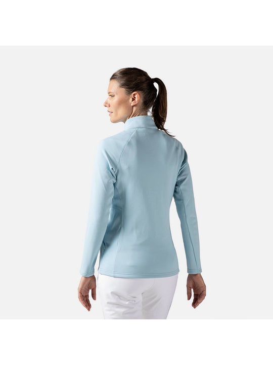 Bluza mid layer damska Rossignol W Classique Clim niebieski - Koszulka - Adventure Sports
