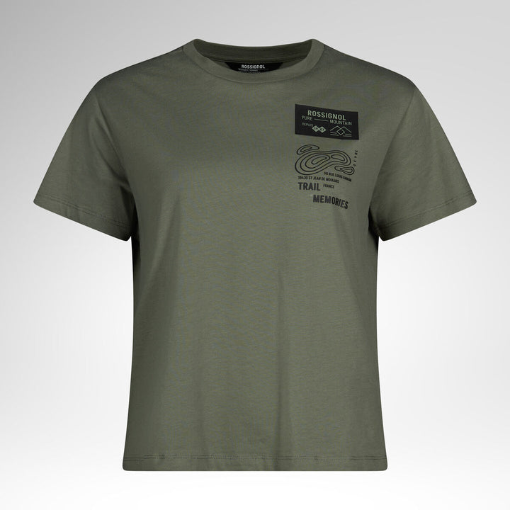 Koszulka damska ROSSIGNOL W Graphic Waterfall Tee zielona
