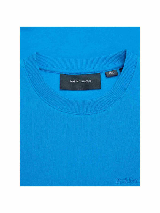 Bluza PEAK PERFORMANCE Original Small Logo Crew Men niebieski - Adventure Sports
