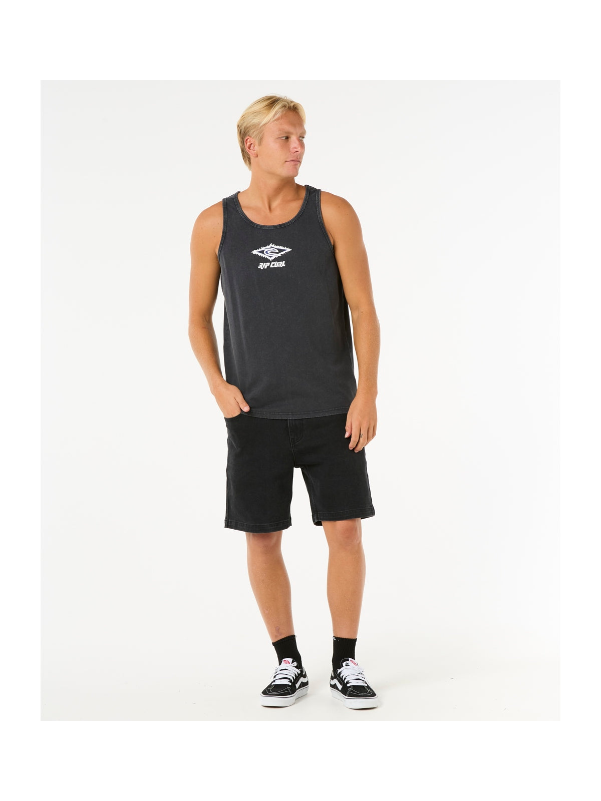 Koszulka RIP CURL Raw Energy Sloth Tank czarny