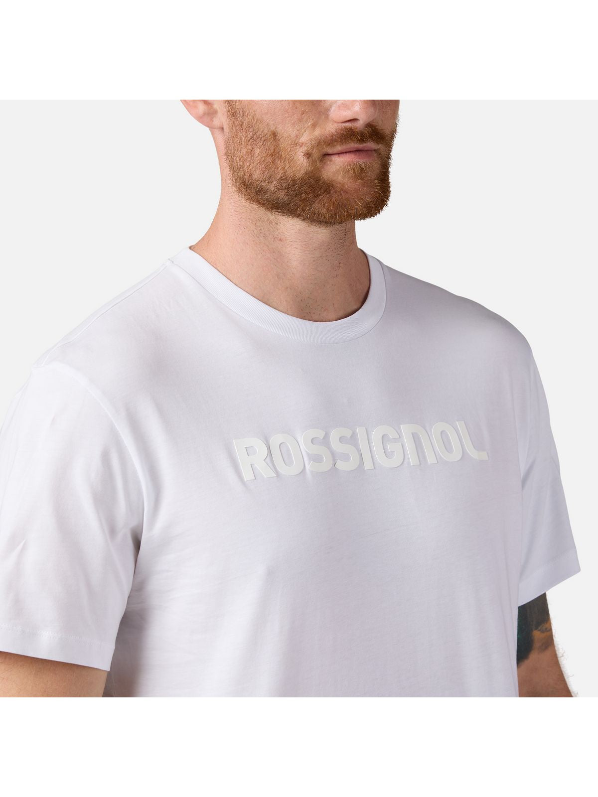 Koszulka męska ROSSIGNOL Prarion Tee biały - Adventure Sports