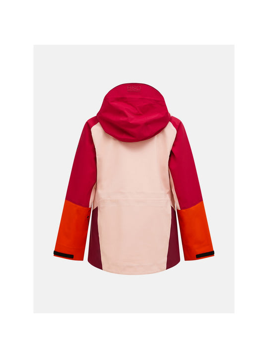 Kurtka PEAK PERFORMANCE W Vislight Gore-Tex C-Knit Jacket bordowy
