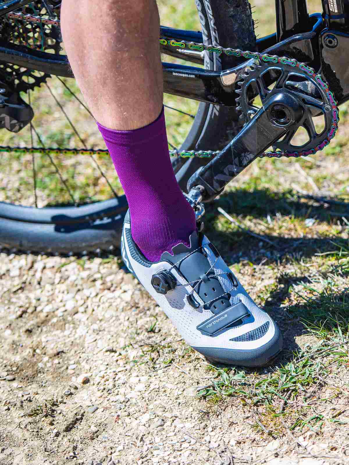 Buty rowerowe NORTHWAVE Razer 2 biało szary - Adventure Sports