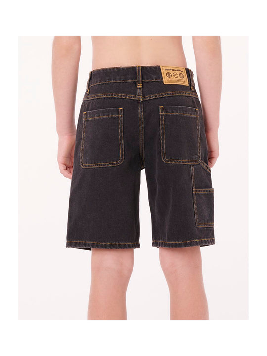 Szorty chłopięce RIP CURL Hyped Up Denim Walkshort-Boy czarne
