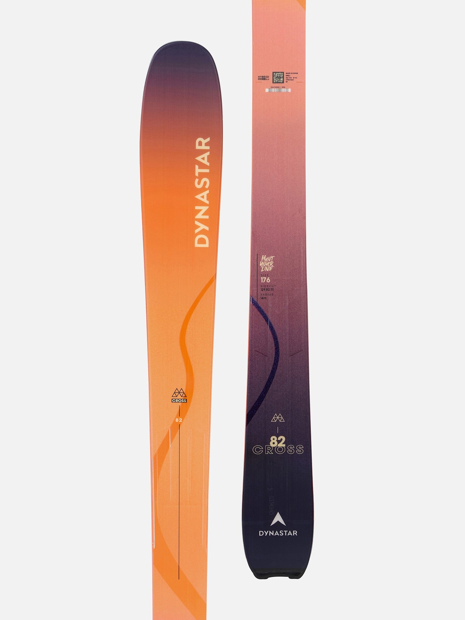 Narty DYNASTAR M-Cross 82 + wiązania Nx 12 Konect Gw B90 Orange Metal