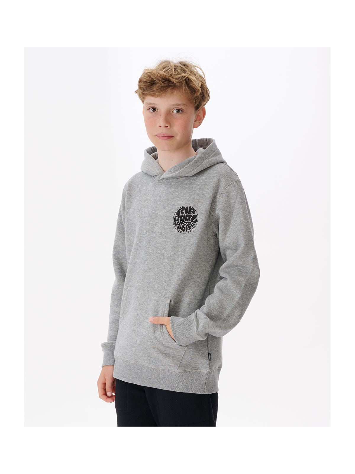 Bluza dziecięca RIP CURL Wetsuit Icon Hood-Kid szary - Adventure Sports