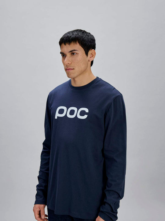 Koszulka longsleeve POC L/S Tee granatowa
