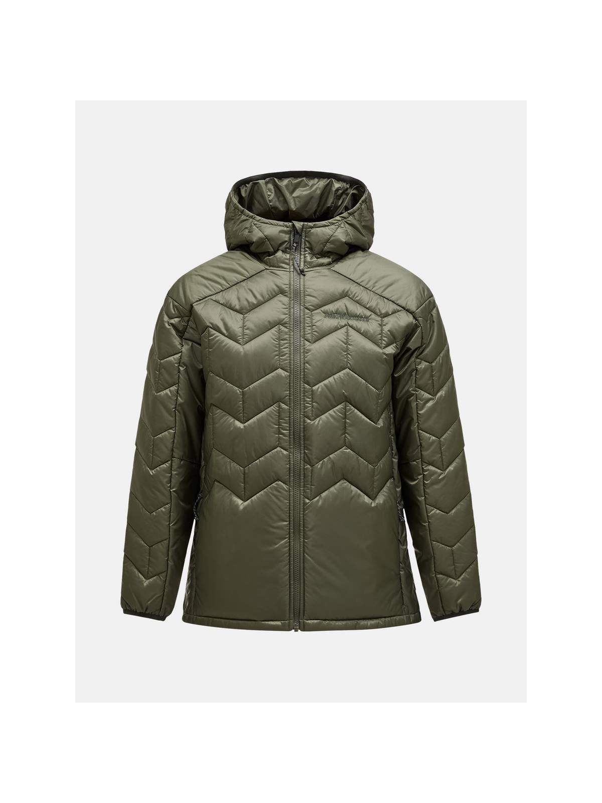 Kurtka w góry Peak Performance M Elevate Liner Hood zielony - narciarska - Adventure Sports