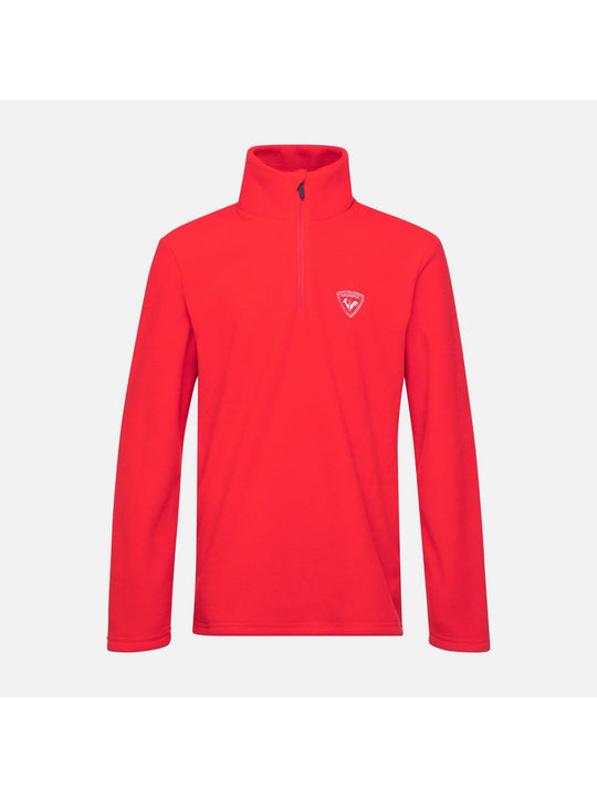 Bluza narciarska chłopięca Rossignol Boy 1/2 Zip Fleece czerwony - Adventure Sports
