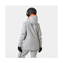 Kurtka narciarska damska HELLY HANSEN W POWDERQUEEN 3.0 JACKET szara
