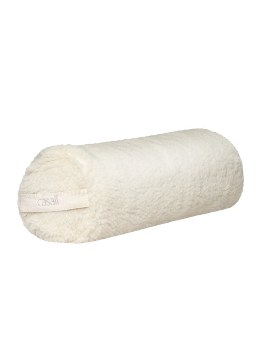 Poduszka CASALL Yoga bolster Wool kolor biały
