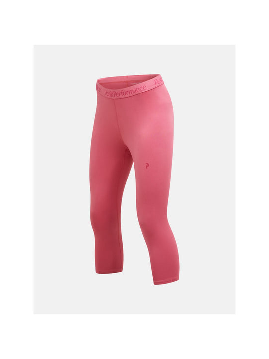 Spodnie termiczne damskie PEAK PERFORMANCE Spirit 3/4 Short Johns Synthetic Baselayer różowe
