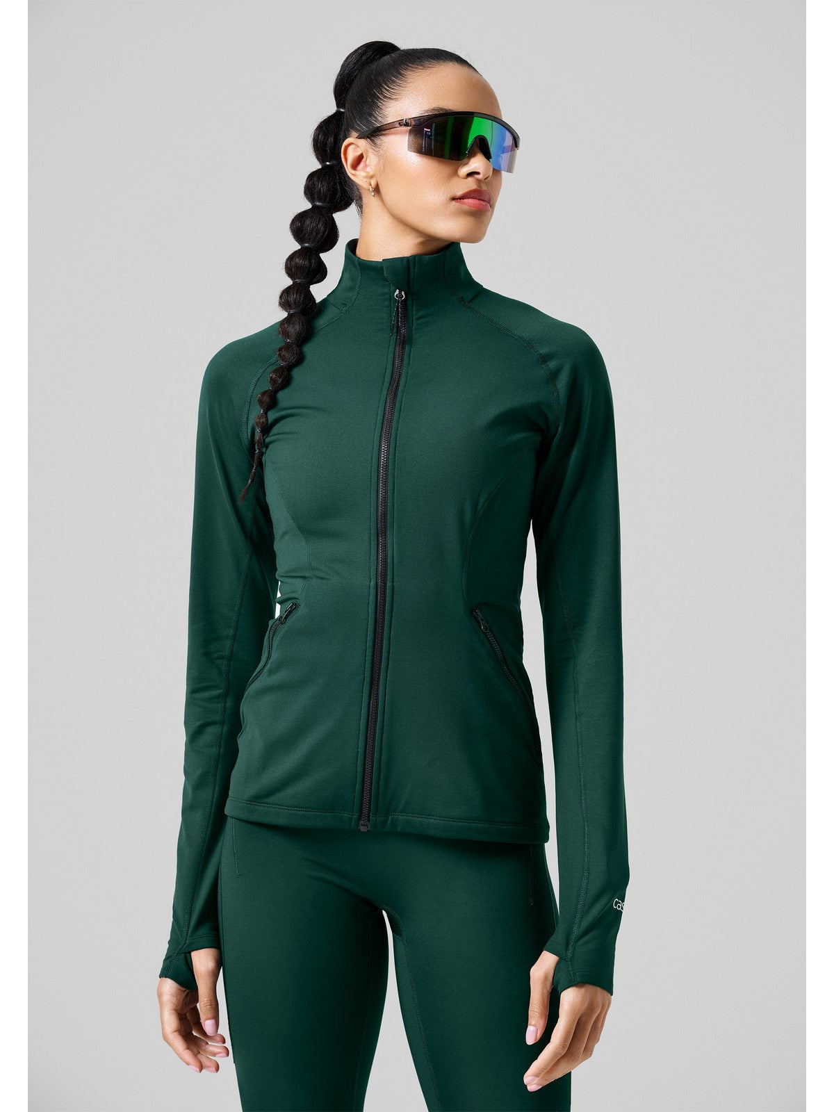 Kurtka treningowa damska CASALL Refine Training Jacket zielony - Adventure Sports