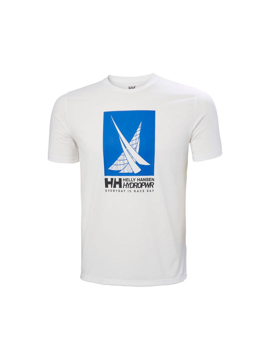 Koszulka HELLY HANSEN Hp Race Graphic T-Shirt biały - Adventure Sports
