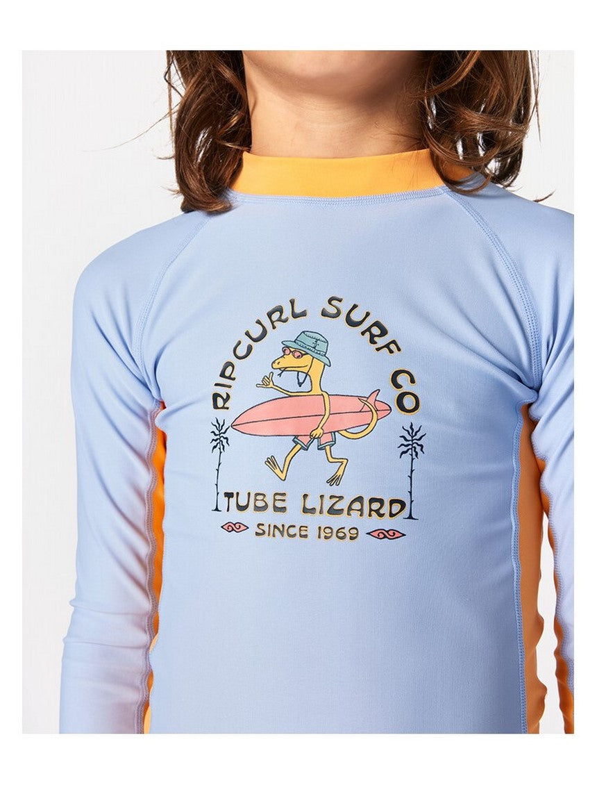 Lycra RIP CURL Grom Energy Upf L/S-Boy niebieski