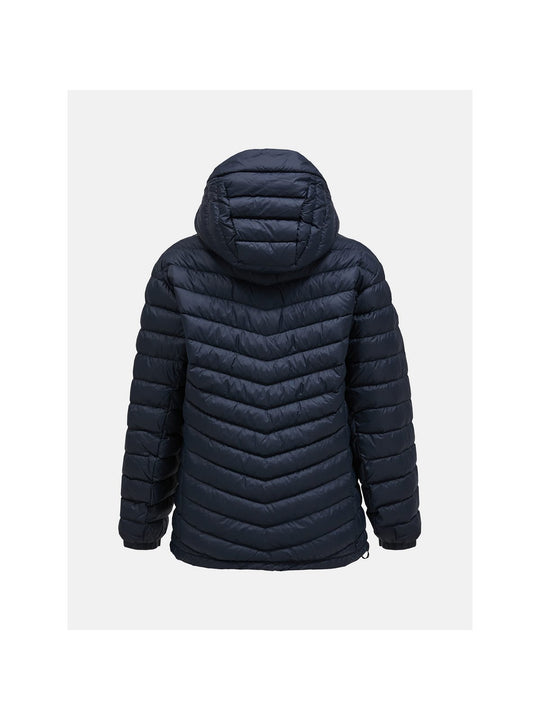 Kurtka damska puchowa Peak Performance W Frost Down Hood Jacket czarny - narciarska - Adventure Sports
