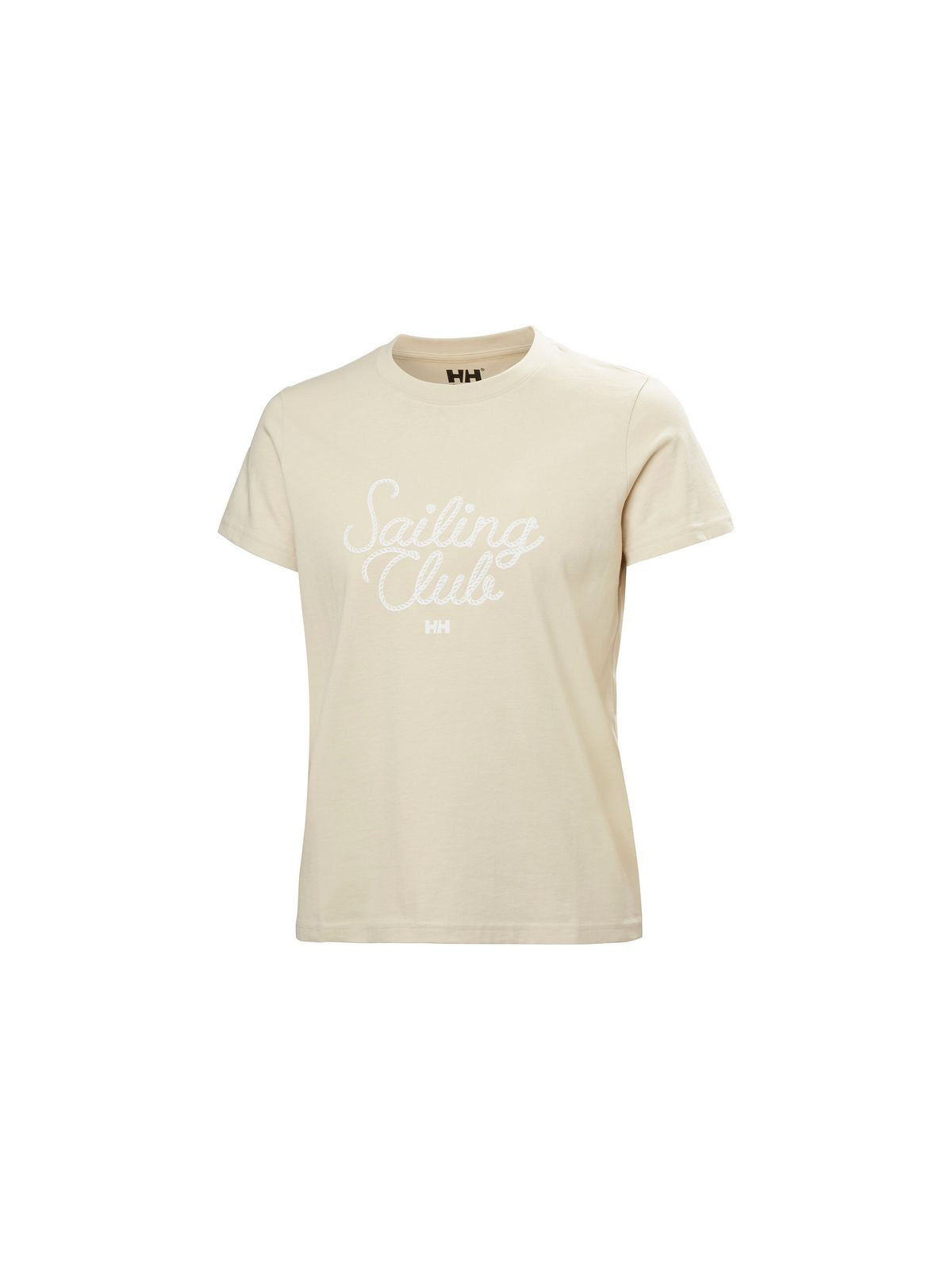 Koszulka damska HELLY HANSEN W Core Graphic T-Shirt 2.0 Beżowa
