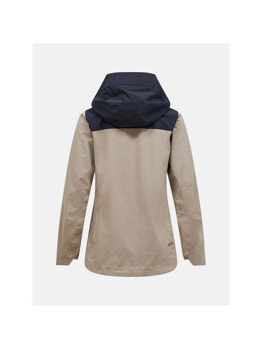 Kurtka z membraną damska Peak Performance W Commuter Hipe Jacket beżowy - Adventure Sports
