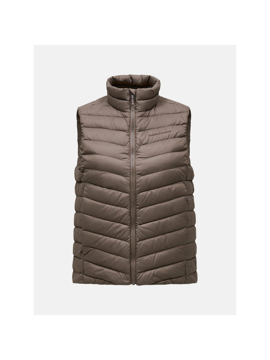 Kamizelka puchowa damska PEAK PERFORMANCE Frost Down Vest brązowa

