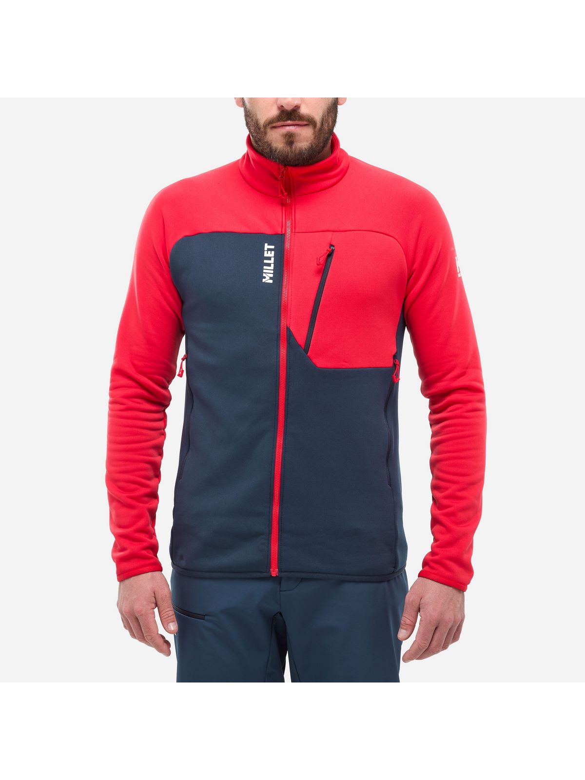 Bluza MILLET M SENECA FLEECE JKT niebieska